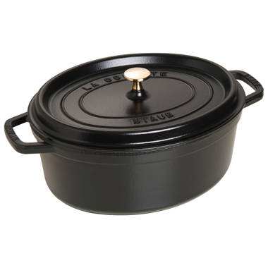 Staub Perfect Pan 4.5QT with Glass Lid, Cast Iron, 7 Colors