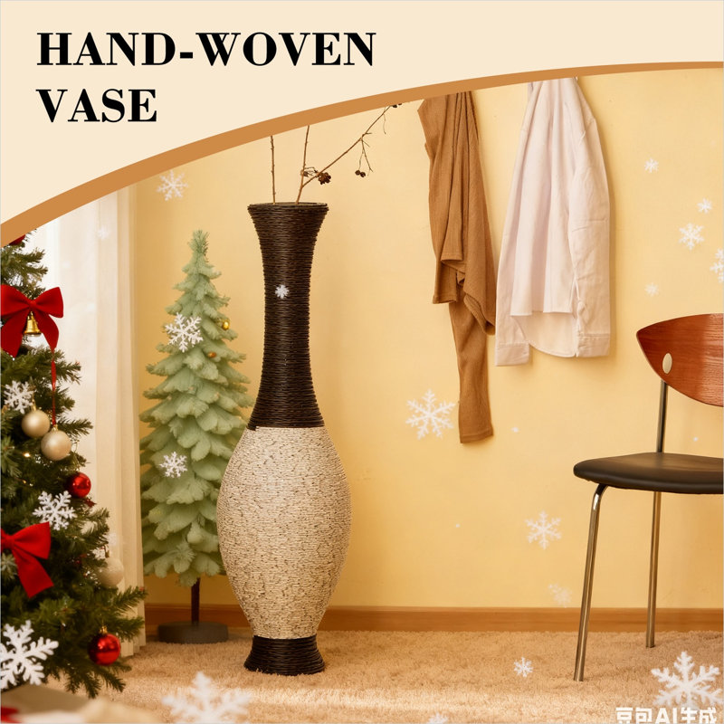 Vases et bocaux avec PVC blanc et noir, combinant 39,37 po avec les présentoirs des Fêtes et le salon