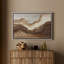 «Neutral Layered Earth Tone Abstract Abstract Modern Organic Design», reproduction d'art encadrée-1648369955-1648369956