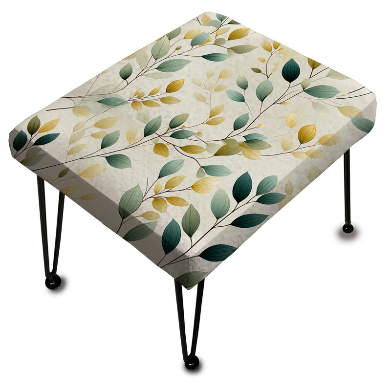 Minimalist Botanicals I - Botanical Rectangle Ottoman