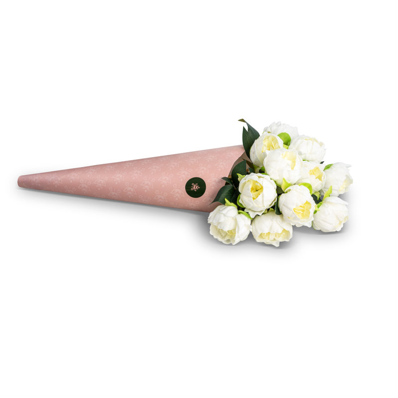 Camelia RealTouch Peony Bundle, Snow