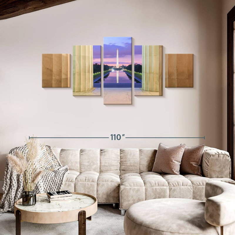 Reflection Of Washington Monument, 42" H x 92" W