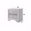 Table de chevet blanche-1884050313
