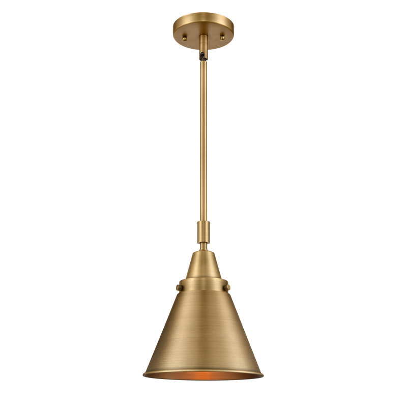 Caldecote 1 - Light Single Pendant, LED, Brushed Brass