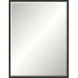 Distressed Black Old World Mirror