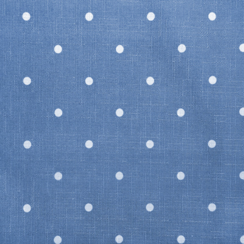 Suitland Polka Dots Max Blackout Thermal Rod Pocket Curtain Panel, Blue, 52" W x 63" L