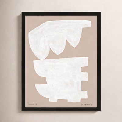 Gallman "Modules in White 1" Painting