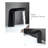Matte Black Automatic Touchless Faucet with Commercial Motion Sensor Operation