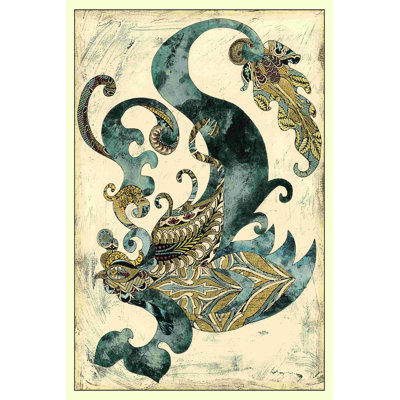 " Royal Phoenix " by Chariklia Zarris Painting Print