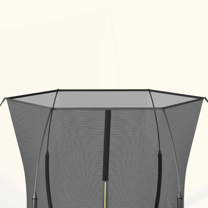 Trampoline 6 pi Springfree No Gap avec cordes élastiques pour un rebond doux et sécuritaire