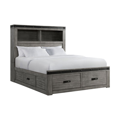 Gracie Oaks Markham Full Storage Headboard