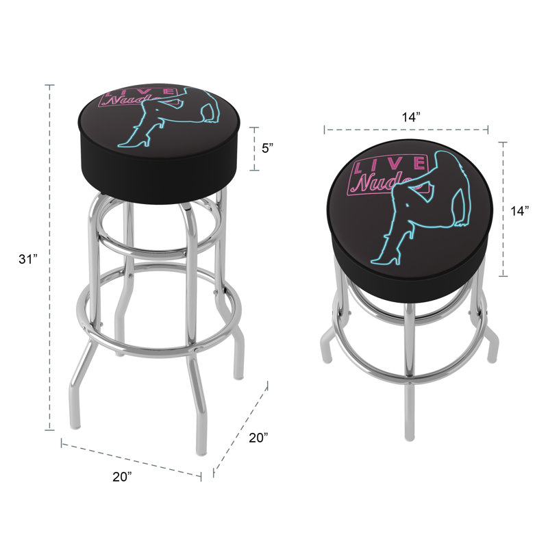 Tabouret tournant 31 "