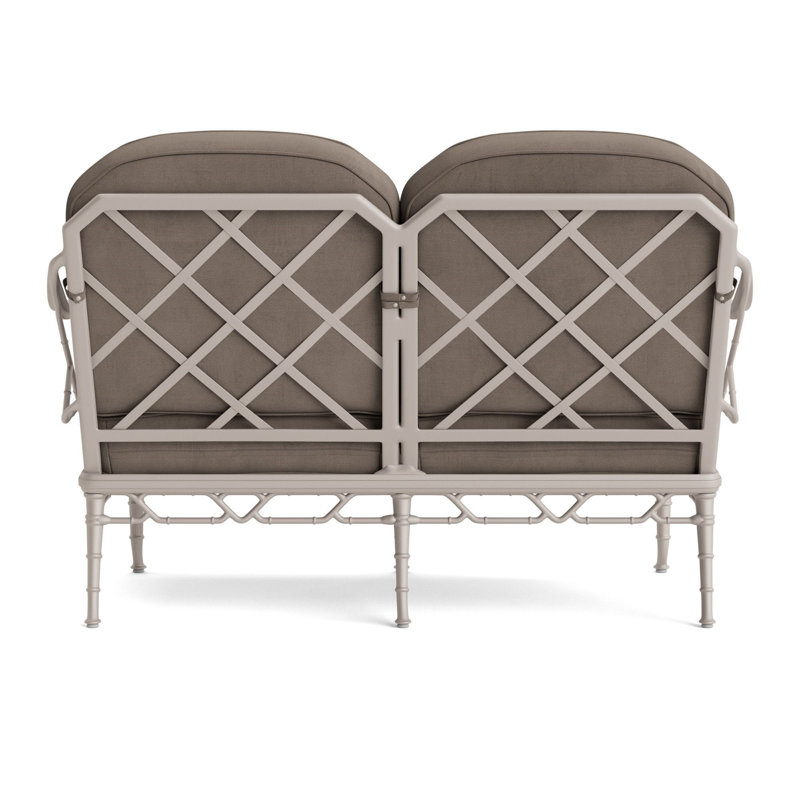 Calcutta Outdoor 2 - Seat Loveseat, Fusion Dove, Dove