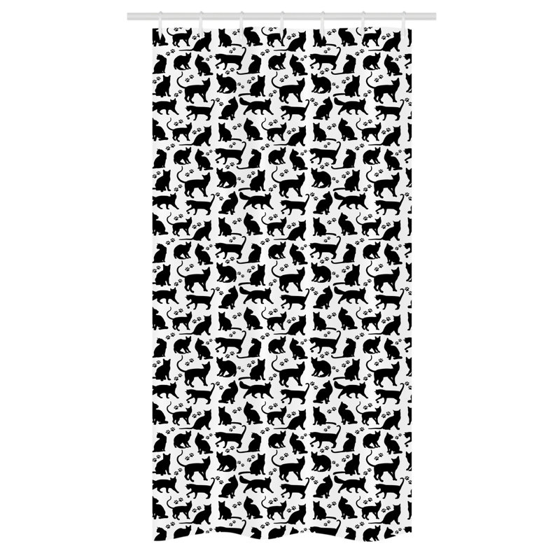 Storyvale Shower Curtain with Hooks Included, 72" H x 36" W