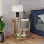Glass Top End Table