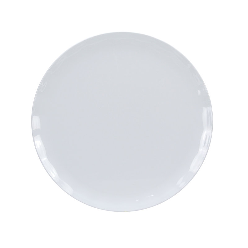 Plateau de service en mélamine 15,5 po, L 16 po x l 16 po x H 0,875 po, Noir