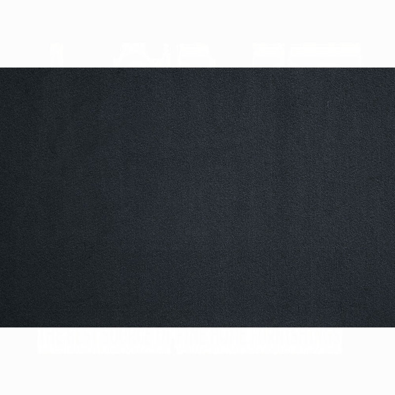 Chaise d'appoint rembourrée Fallon, Noir, Argent
