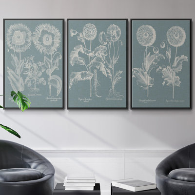 3 pièces Besler Poppies I