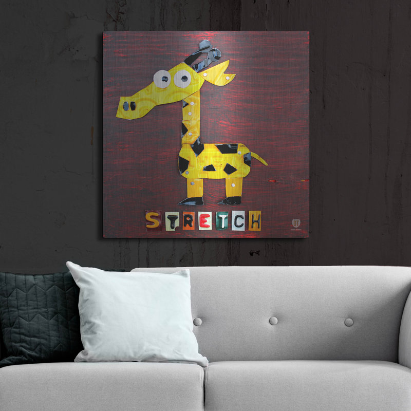 «Stretch The Giraffe» par Design Turnpike, H 36 po x l 36 po