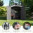 8 Ft. x 10 Ft. High-Density Polyethylene (Plastic) Steel Reinforced Outdoor Storage Shed