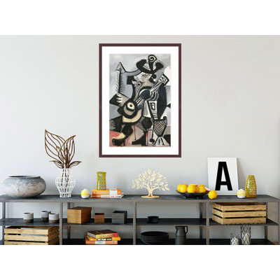 «Musicien» par Pablo Picasso, impression giclée encadrée