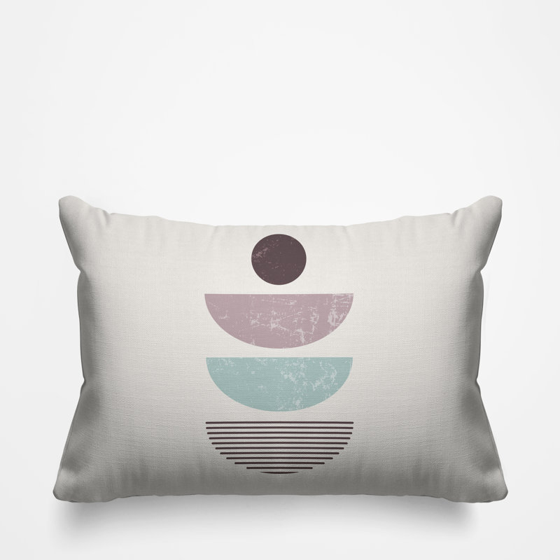 Coussin intérieur / extérieur Carmen Boho, Mauve
