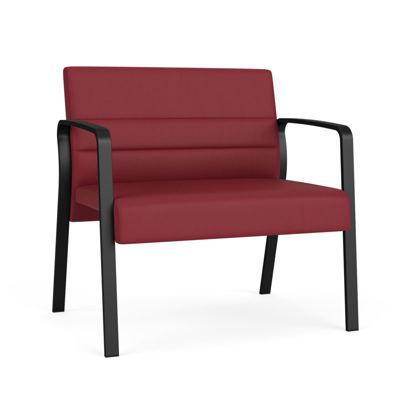 Chaise bariatique Waterfall, Noir, Bordeaux Patriot Plus - nettoyez le vinyle avec un