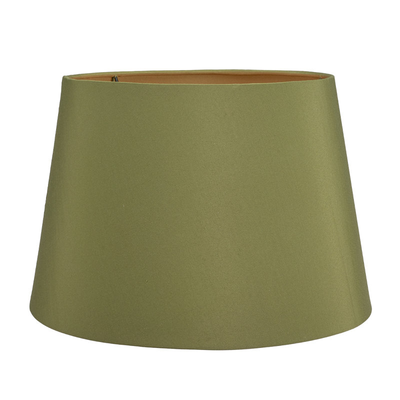 17.2cm H Cotton Blend Empire Lamp Shade ( Screw On ), Sage Green