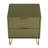 20 Fluted 2-Drawer Nightstand | Olive Green & Gold Accent | Gift Idea-355293140-355293161