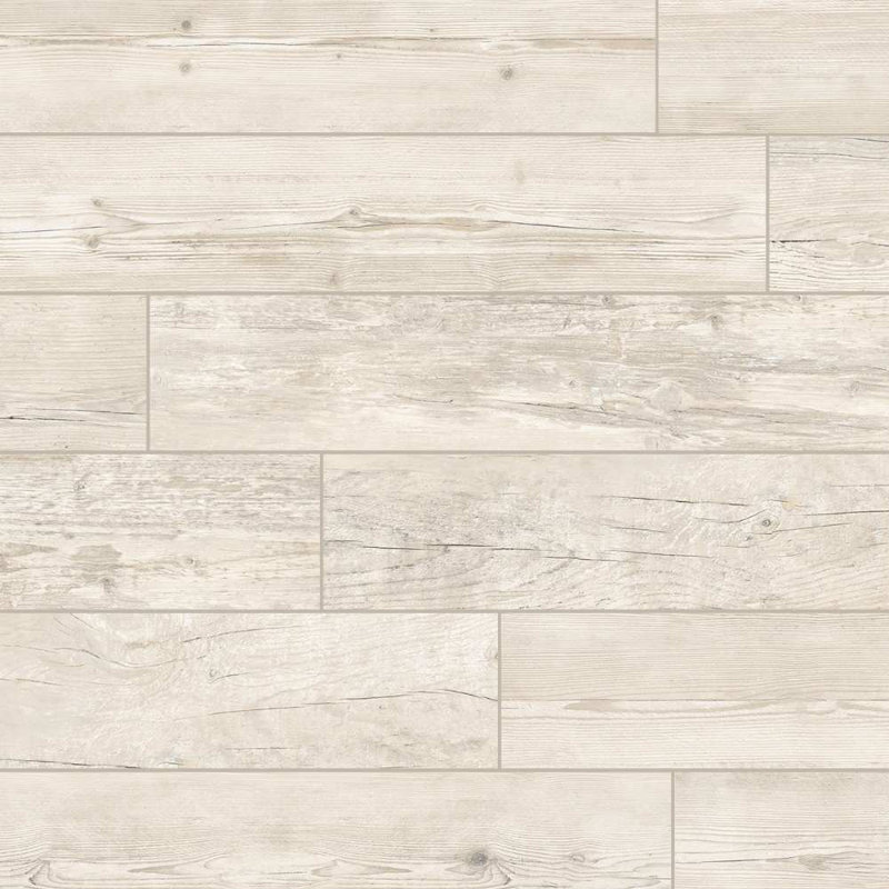 Molise 9x48 Porcelain Wall and Floor Tile, White