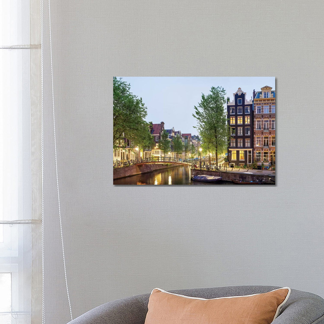 Leinwandbild Cityscape II, Amsterdam, North Holland Province, Netherlands