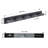 1-lamp Black dimmable LED Vanity Light