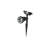 Black Abs Low Voltage Solar Powered Integrated LED Metal Spotlight