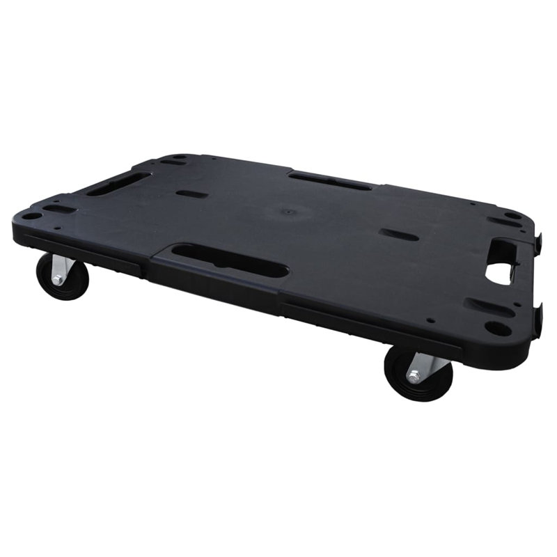 12cm H x 58cm W x 38cm D 543kg Polypropylene Furniture Trolley