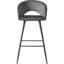 Hollydale Upholstered Counter Stool with Metal Frame-877019954