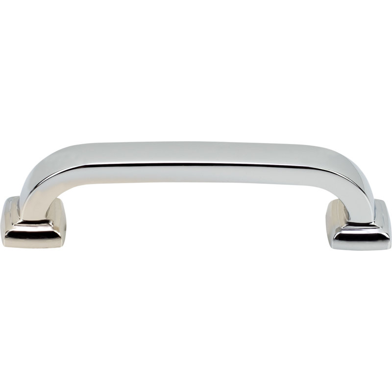 Square 3 3/4" Center Arch Pull Multipack, Polished Chrome