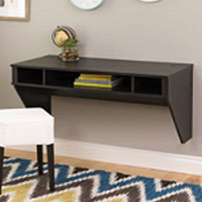 Solid Wood Floating Desk