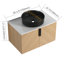 Meuble-lavabo mural simple 30 po avec comptoir en céramique-1329881437