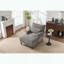 Chaise longue moderne - rembourrée - gris-517260089