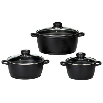 Karl Kruger Delta 1.3 L Non-Stick Stainless Steel Pot Set