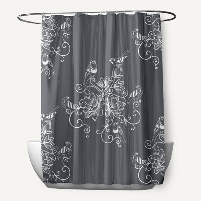 Everill Floral Shower Curtain