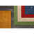 Beige/Bleu/Orange