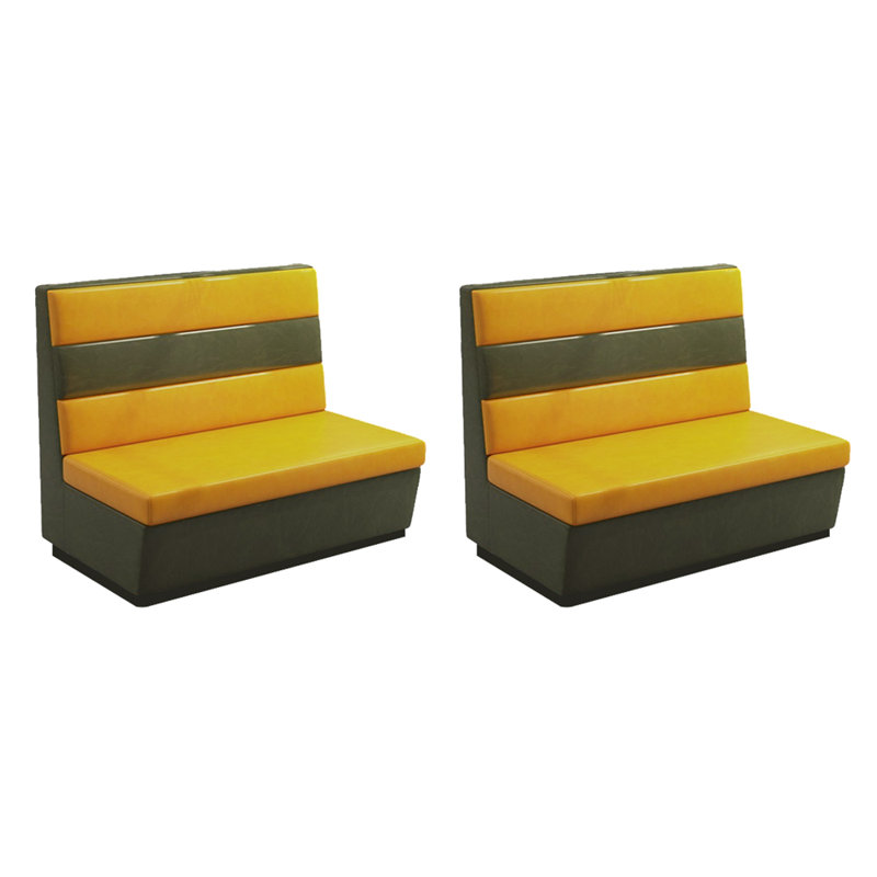 Banc rembourré en similicuir Bakery Burger Shop