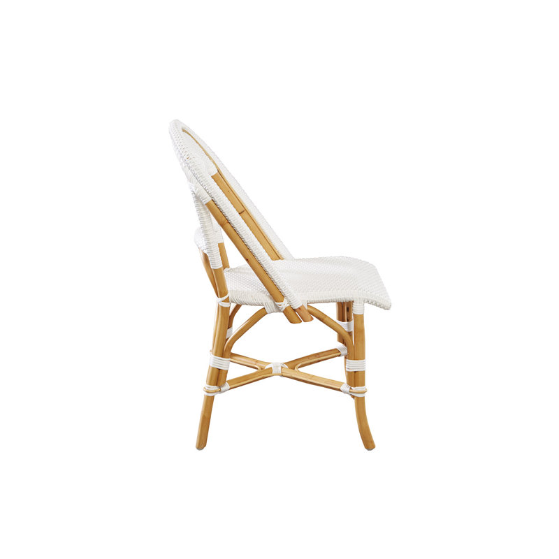 White Solid Wood Dining Chair