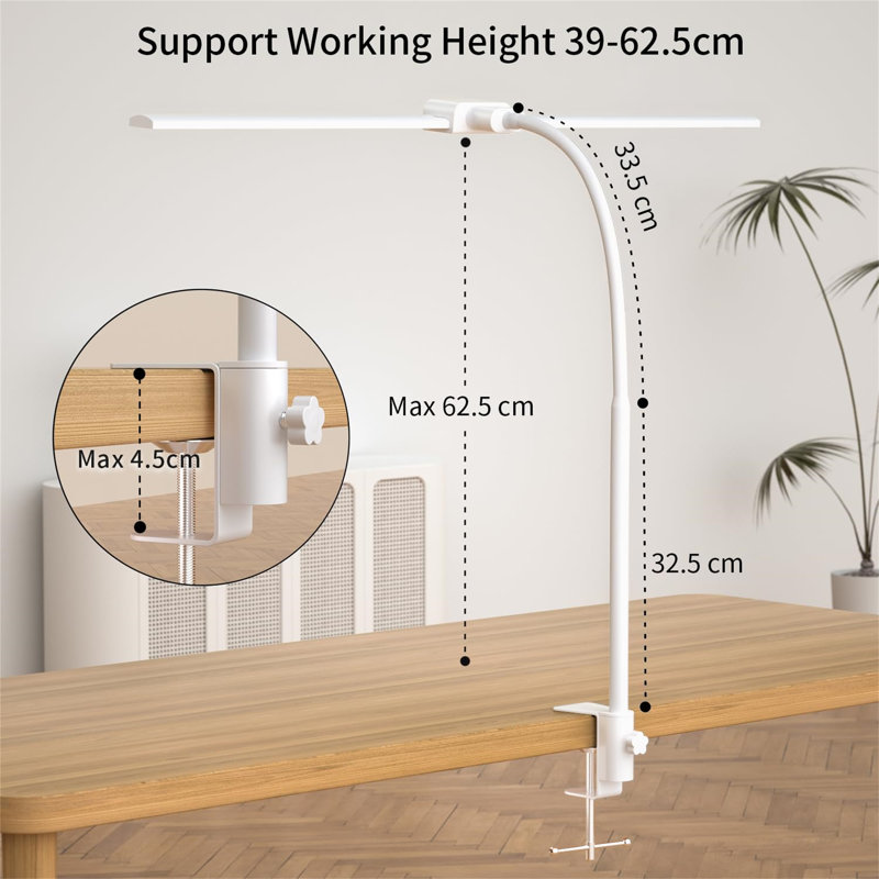Daeshon Desk Lamp, White