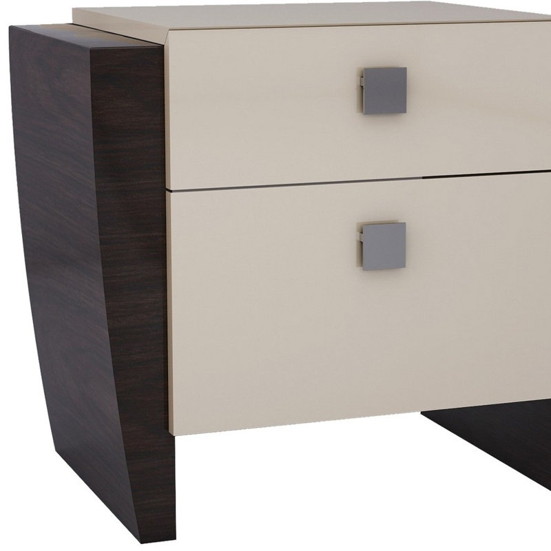 Table de chevet 2 tiroirs Dehanae
