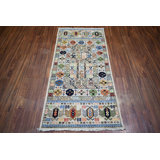 Transitional One-of-a-Kind Runner 2'8" X 5'10" Hand Knotted Area Rug