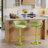 Christal Velvet Swivel Adjustable Height Bar Stool-90489185-93480938