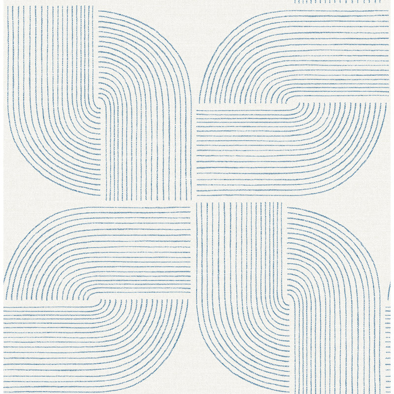 Papier peint Savoye, Bleu