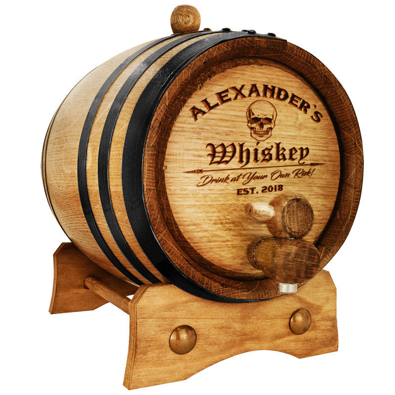 Berlie Wood Wine Barrel, 5 L, Yes